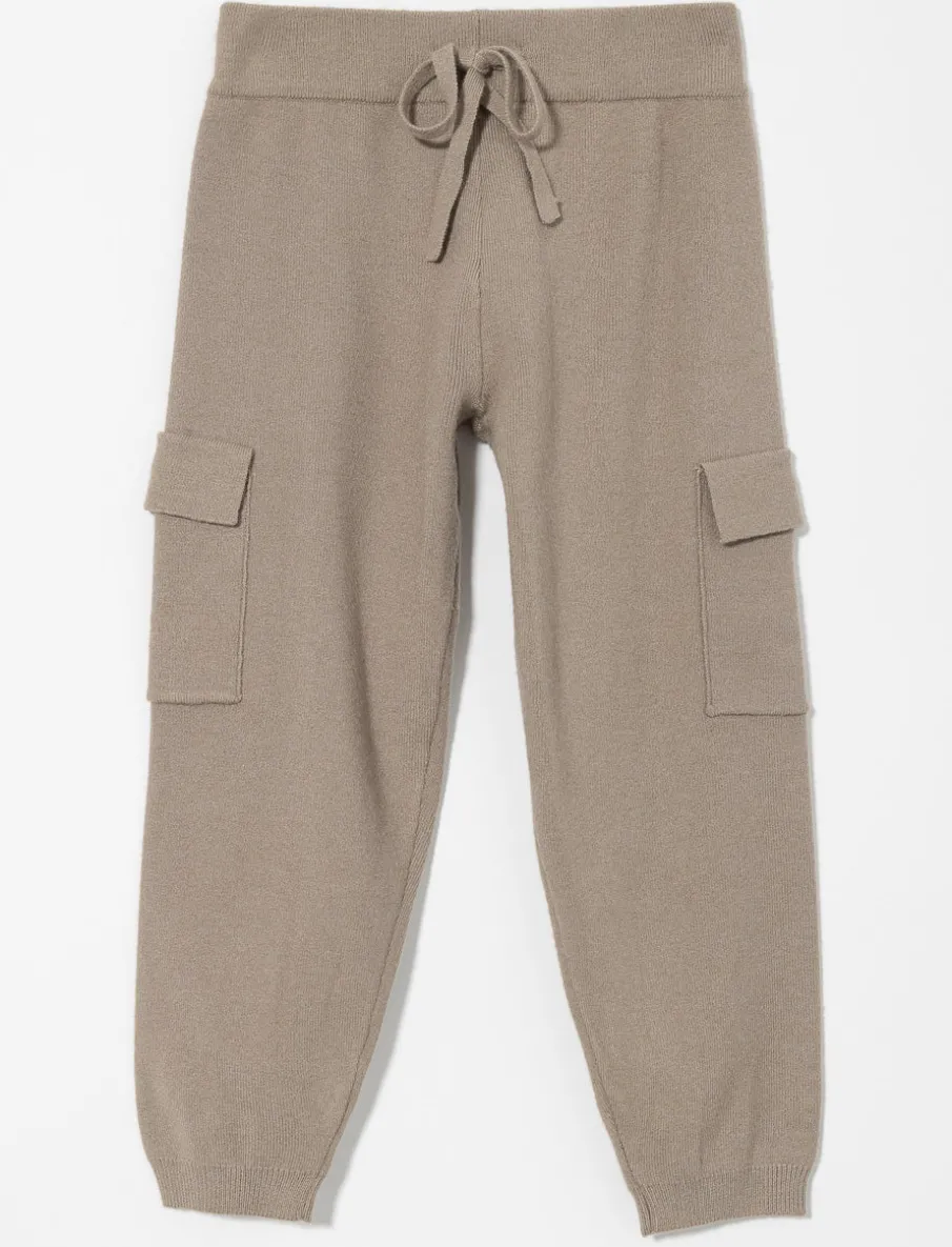 Knit Cargo Jogger Pants - Little Girl