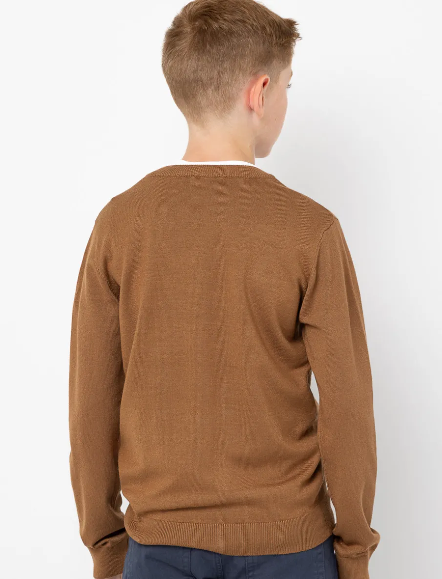 Knit Crew Neck Sweater