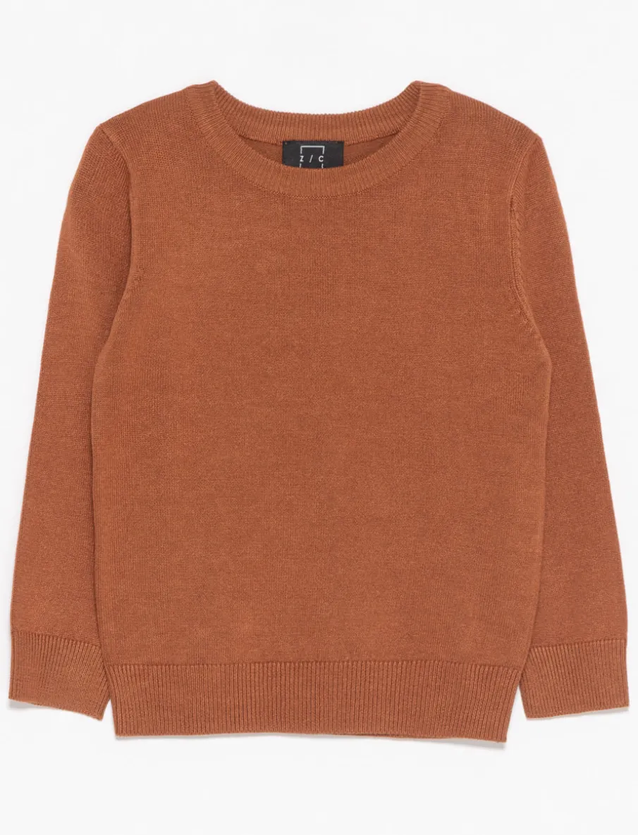 Knit Crew-neck Sweater