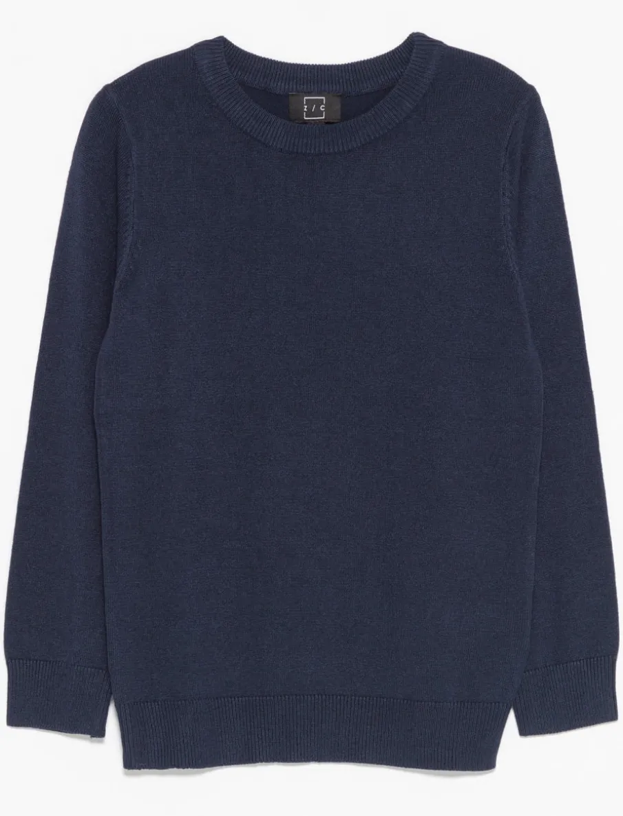 Knit Crew-neck Sweater