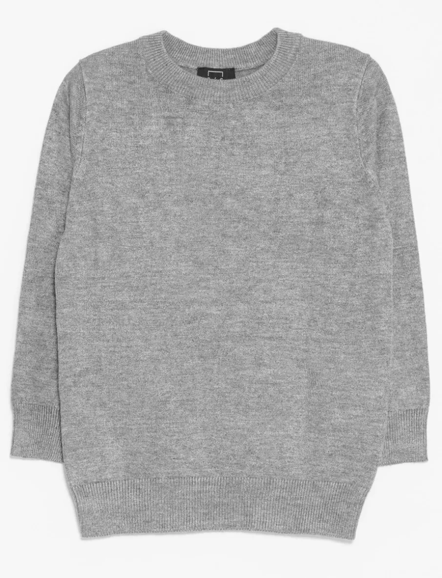 Knit Crew-neck Sweater