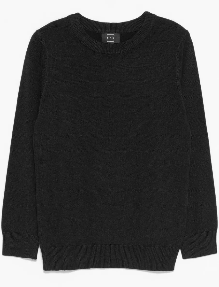 Knit Crew-neck Sweater