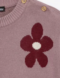 Knit Floral Sweater