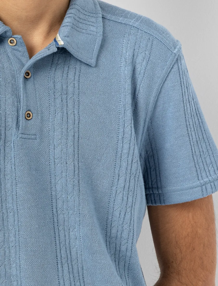 Knit Polo Shirt