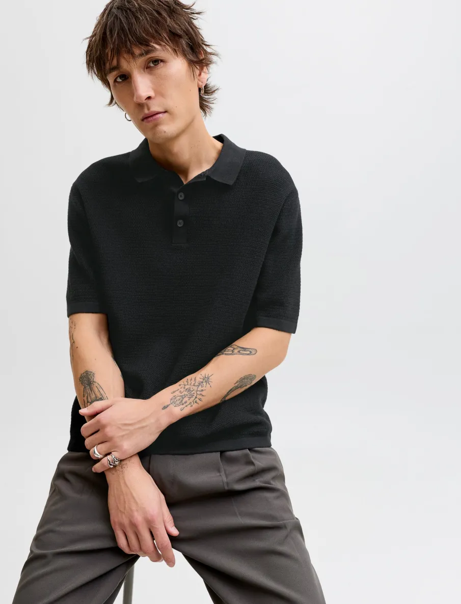 Knit Relaxed-fit Polo