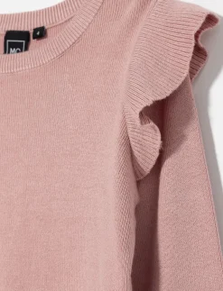 Knit Ruffle Sweater - Little Girl