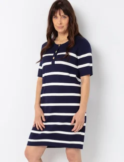 Knit Short-sleeve Dress