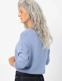 Knit Sweater with Front Tie