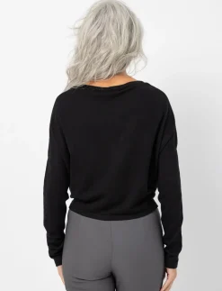 Knit Sweater with Front Tie