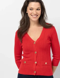 Knit V-neck Cardigan