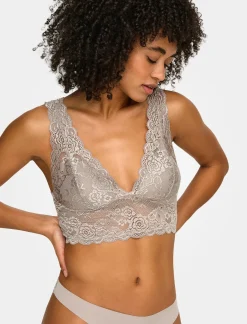 Lace Bralette with Wide Straps
