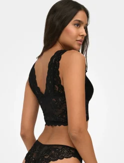 Lace Bralette with Wide Straps