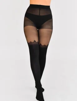Lace Over-the-knee Tights