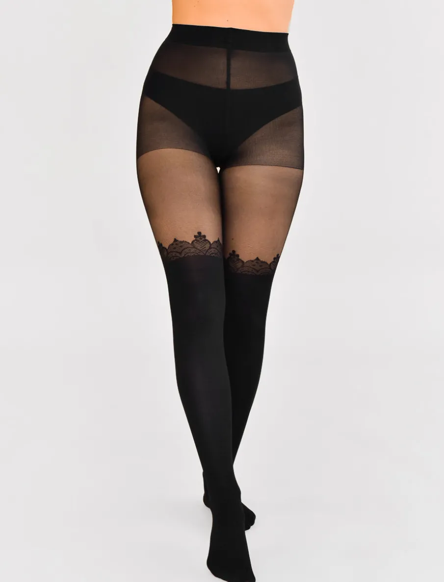 Lace Over-the-knee Tights