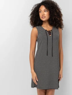 Laced V-neck Tunic