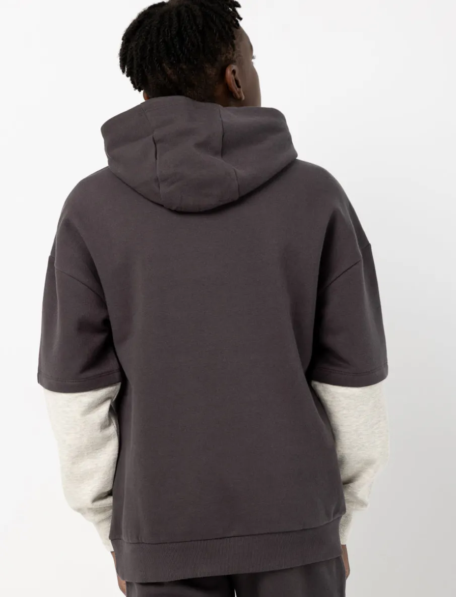 Layered-sleeve Hoodie