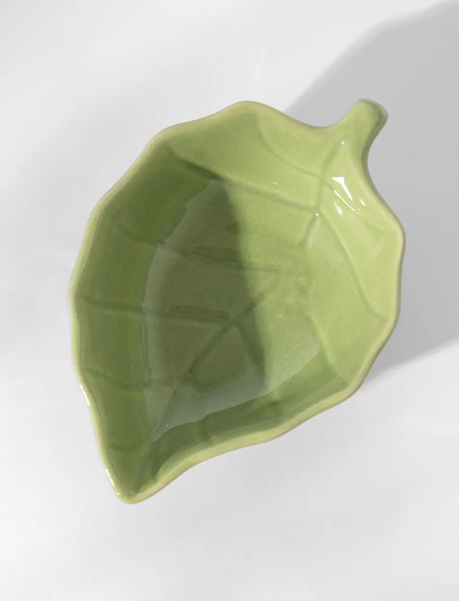 Leaf-shaped Dip Bowl