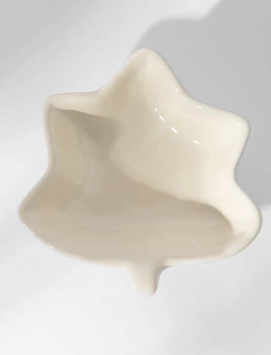 Leaf-shaped Dip Bowl
