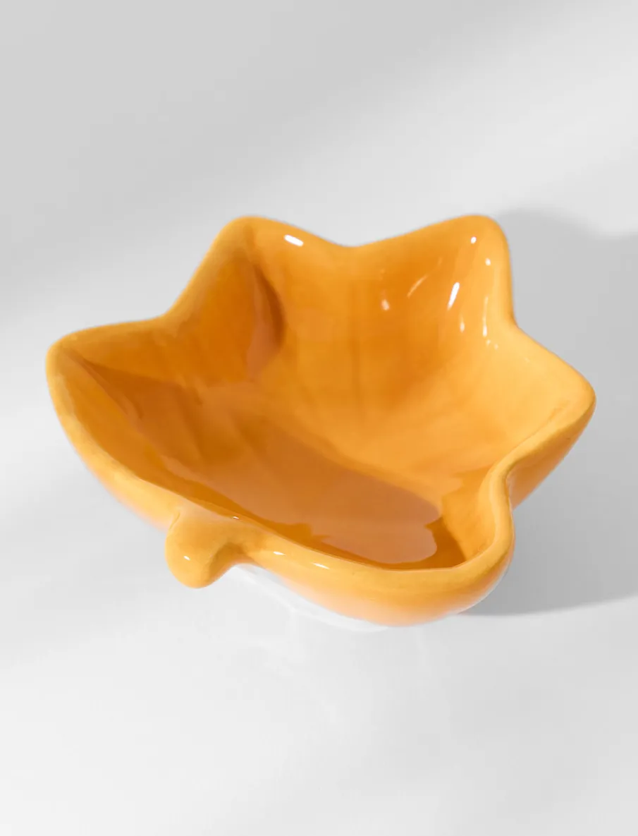 Leaf-shaped Dip Bowl
