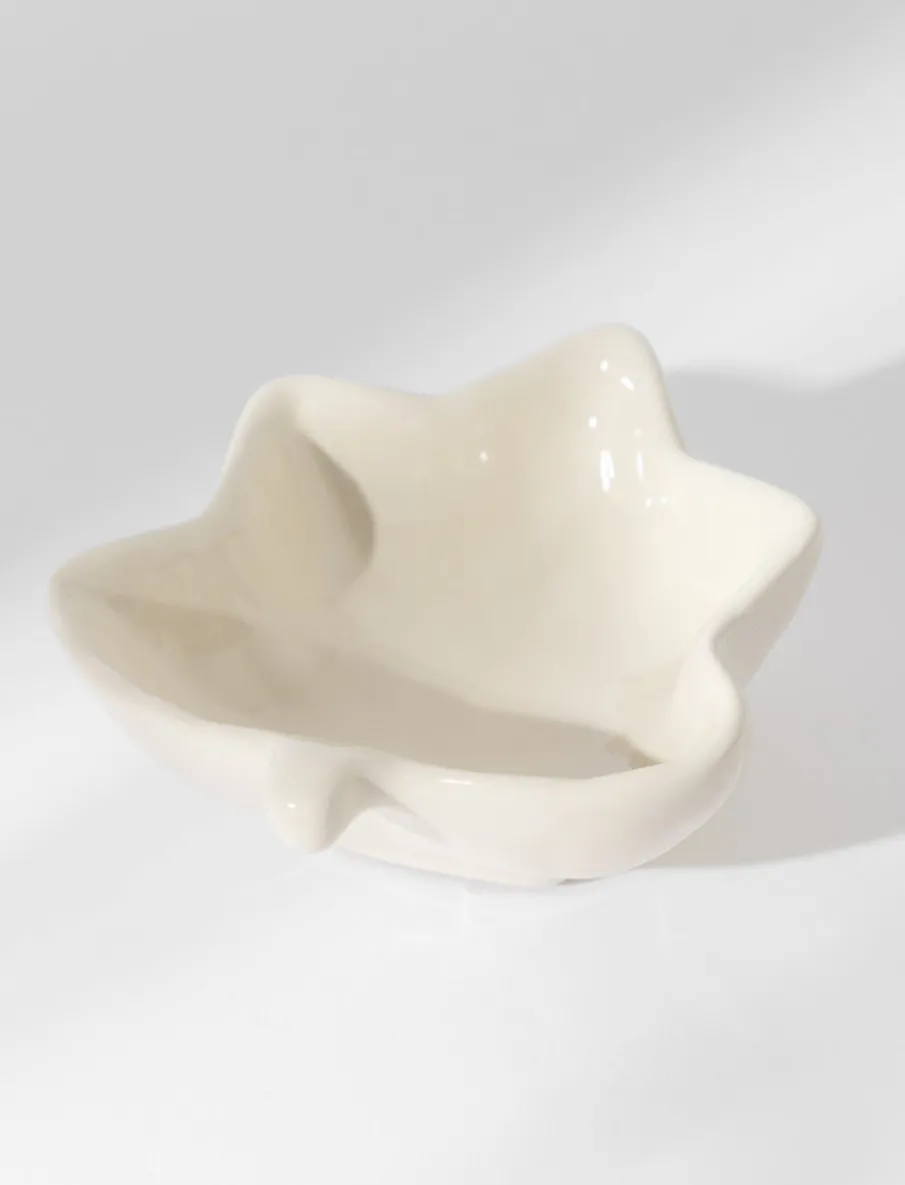 Leaf-shaped Dip Bowl