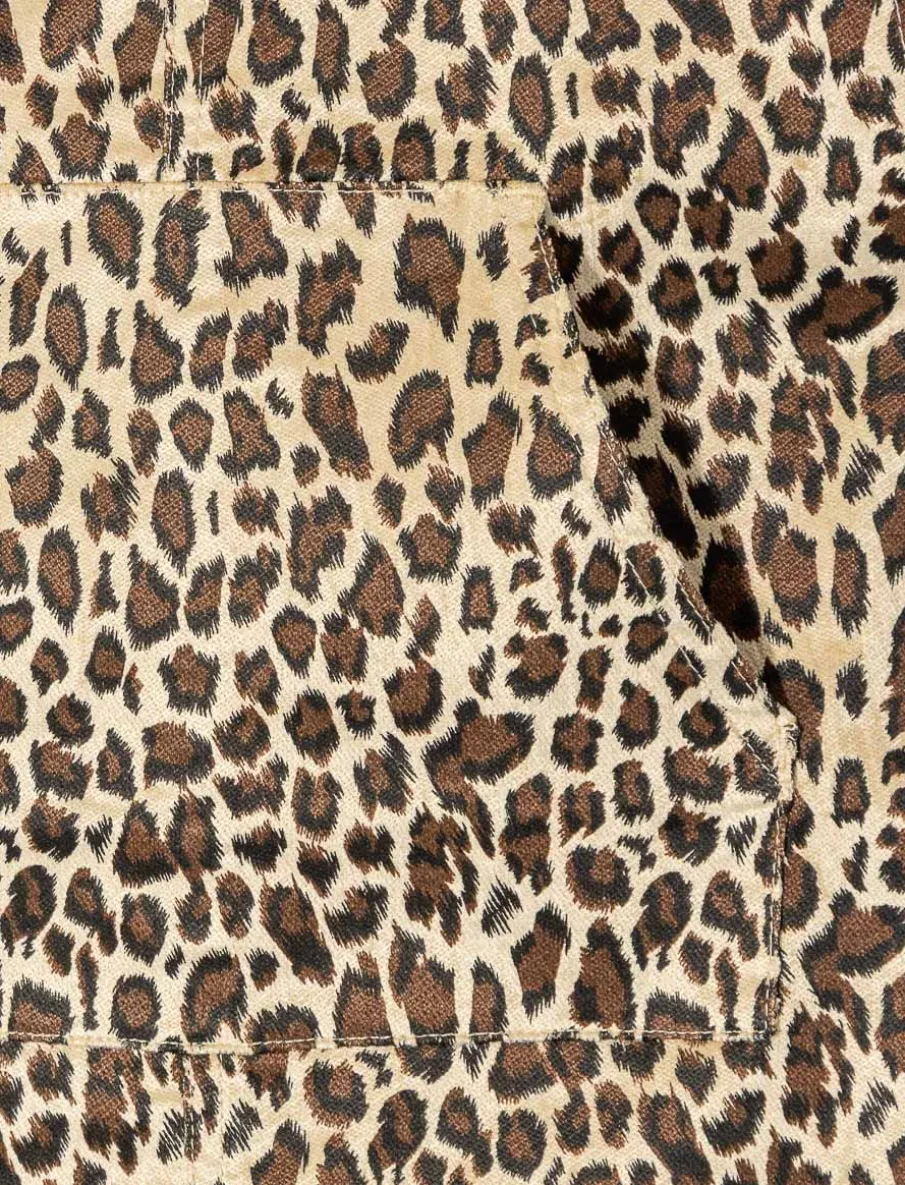 Leopard Print Overall Dress - Little Girl