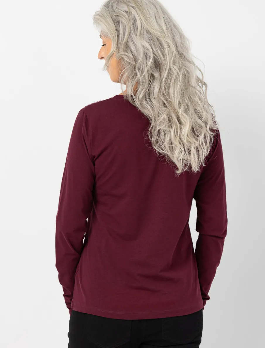 Leopard Print V-neck T-shirt