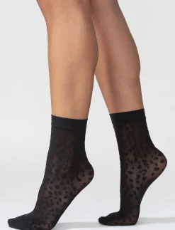 Leopard Sheer Socks