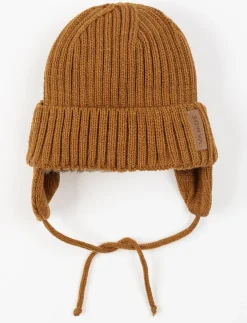 Lined Ear-flap Beanie - Baby