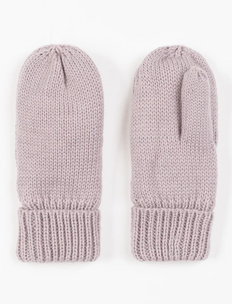 Lined Knit Mittens