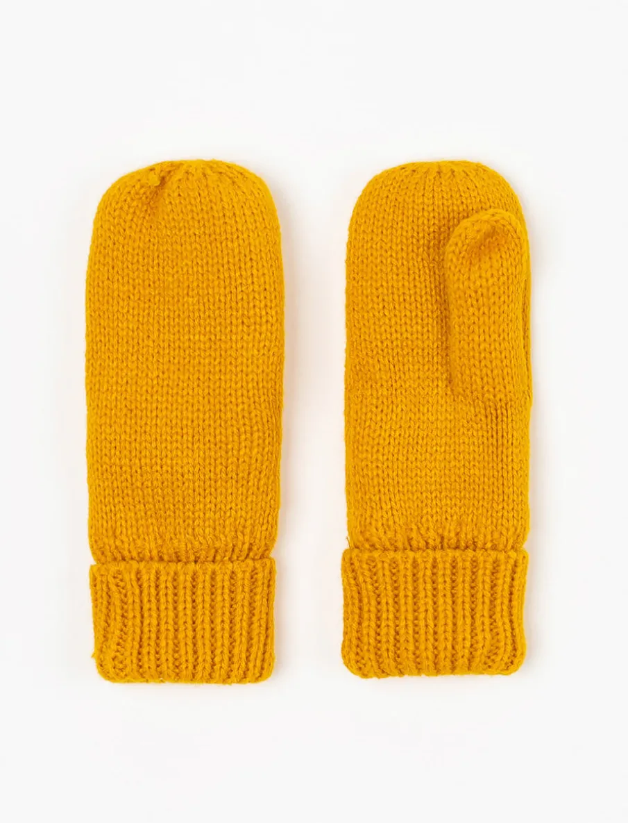 Lined Knit Mittens