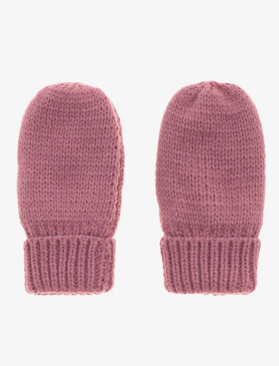 Lined Knit Mittens