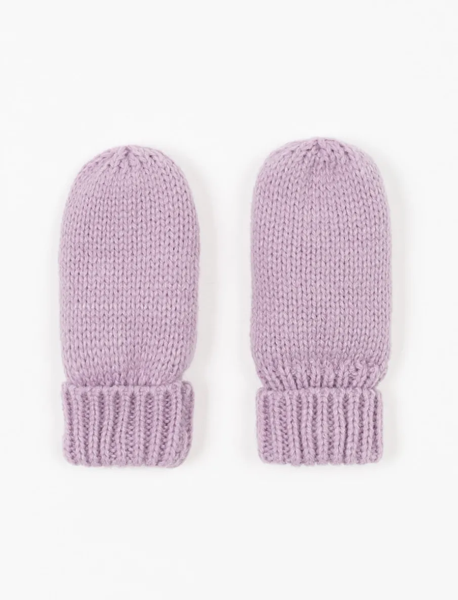 Lined Knit Mittens