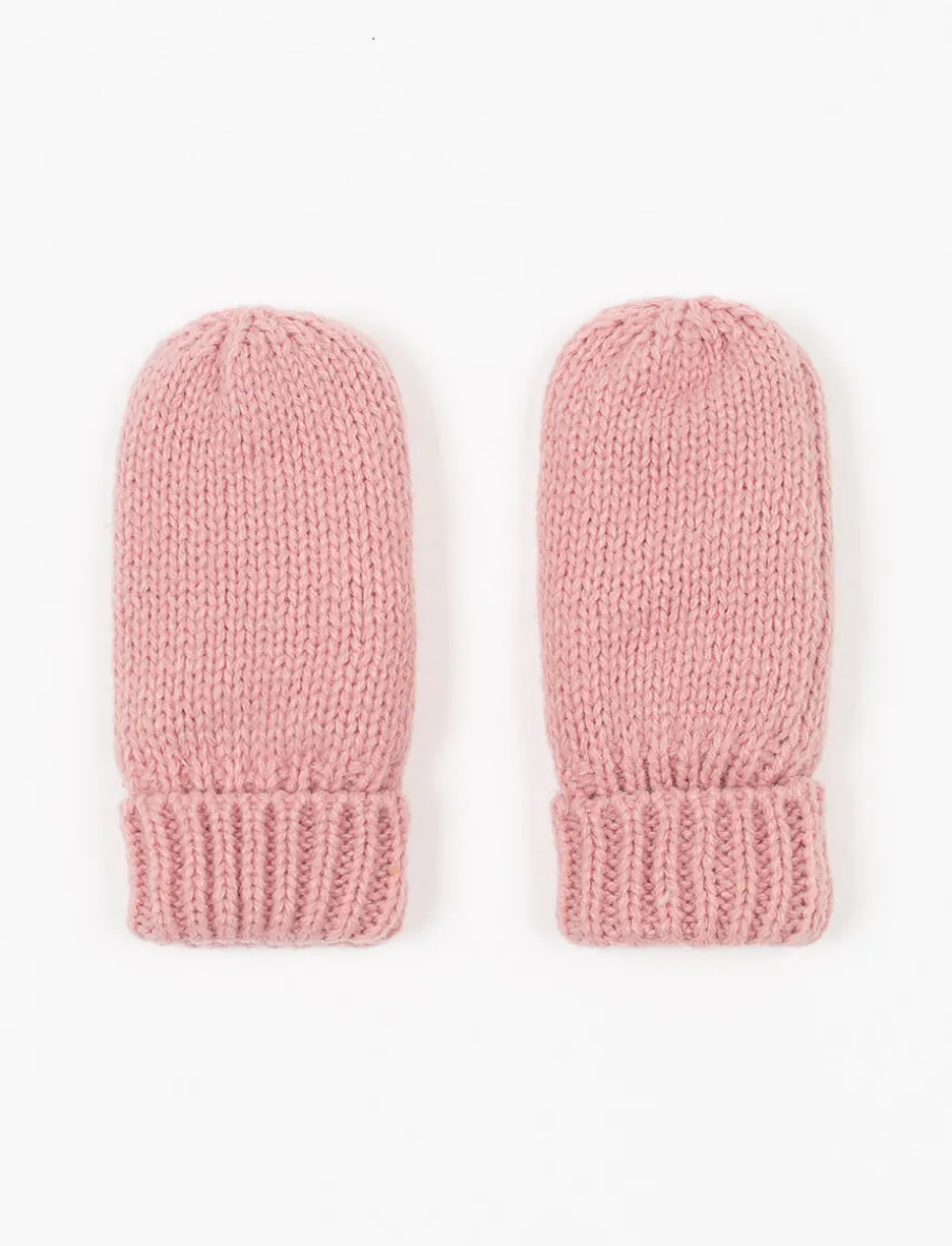 Lined Knit Mittens