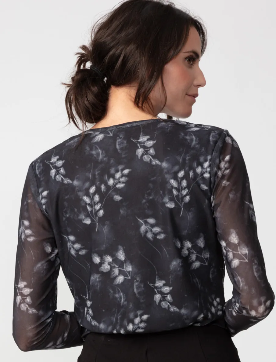 Lined Mesh T-shirt