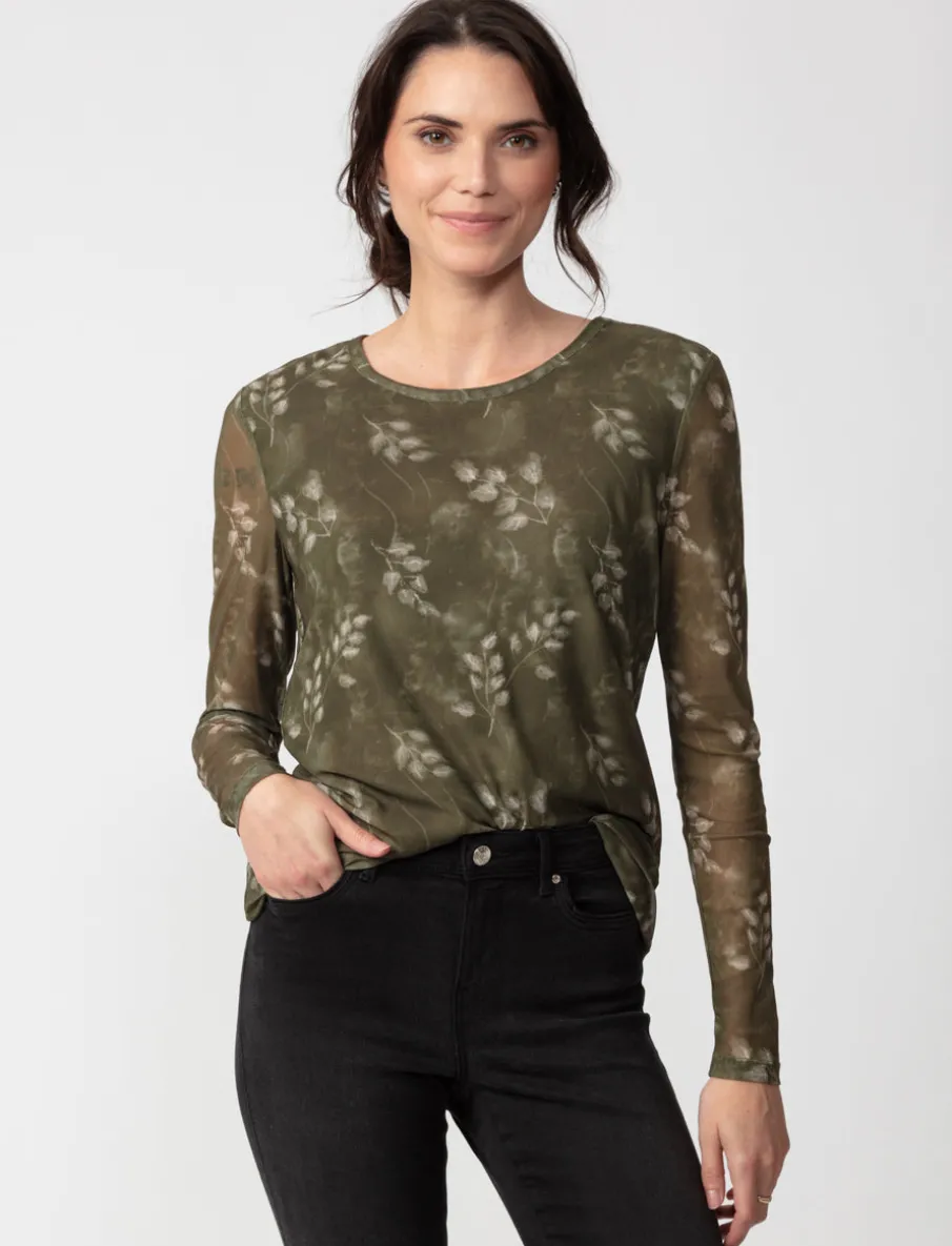 Lined Mesh T-shirt