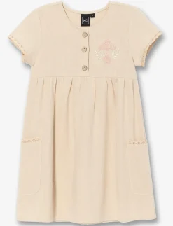 Linen Button-down Dress
