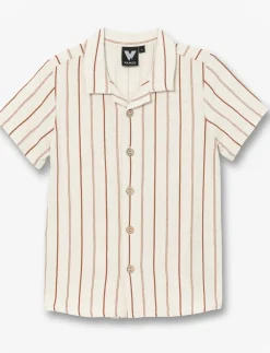 Linen Shirt with Cuban Collar