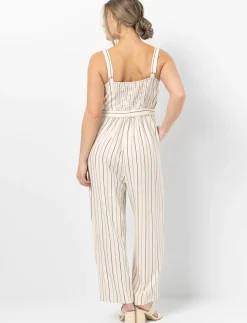 Linen Strap Jumpsuit