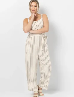 Linen Strap Jumpsuit
