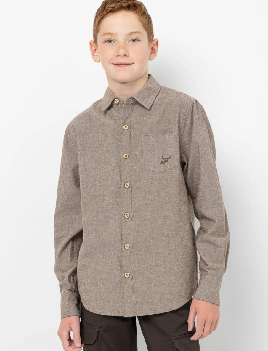Linen-effect Shirt