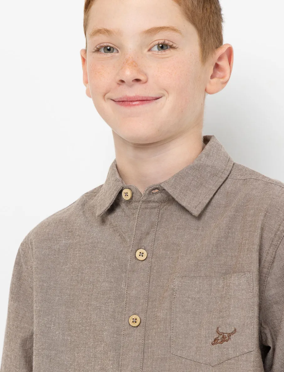 Linen-effect Shirt