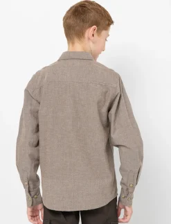 Linen-effect Shirt