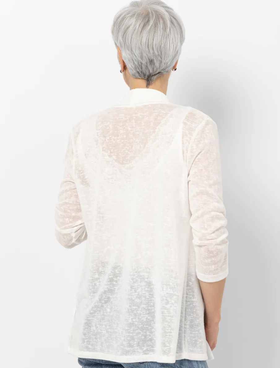 Linen-look Cardigan