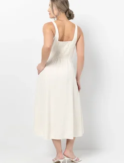 Linen-look dress