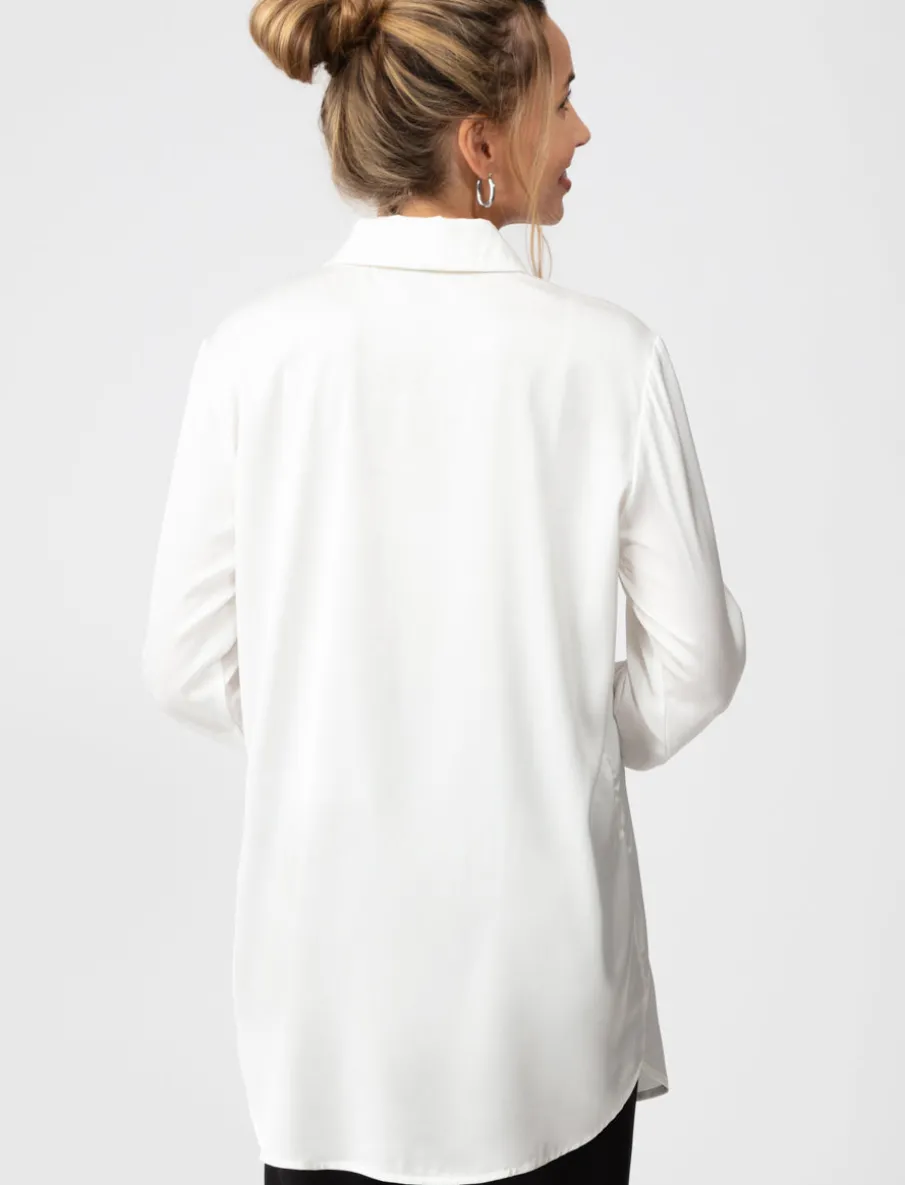Long Silky Blouse