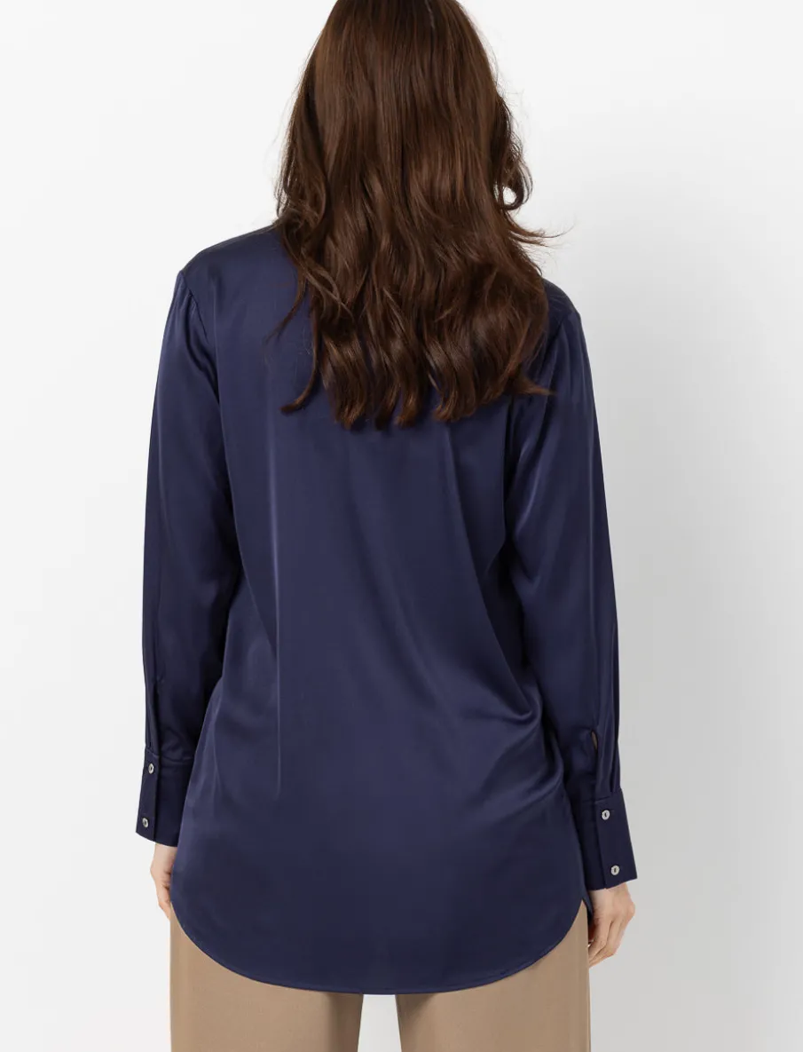 Long Silky Blouse