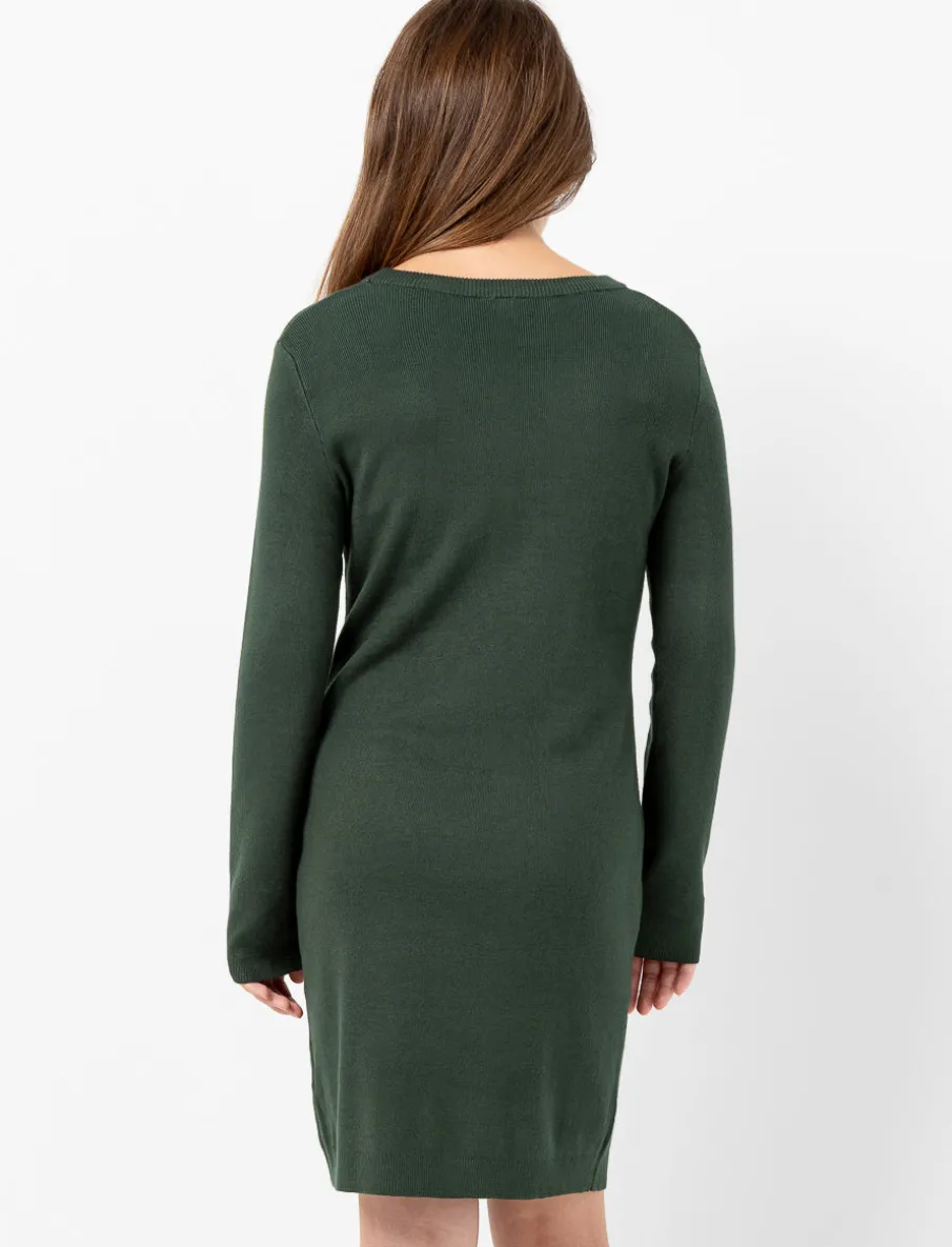 Long-sleeve Knit Dress