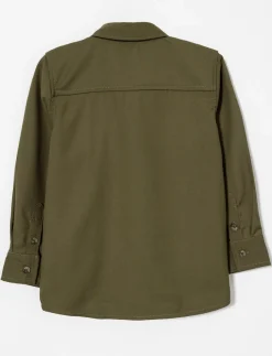 Long-sleeve Shirt with Pockets - Little Boy
