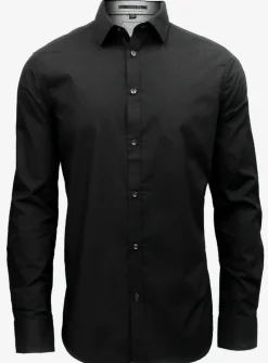 Long-Sleeve Solid Shirt