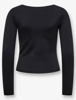 Long-Sleeve Solid T-Shirt